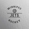 NHL Winnipeg Jets Black Text Galaxy Book 12in Skin